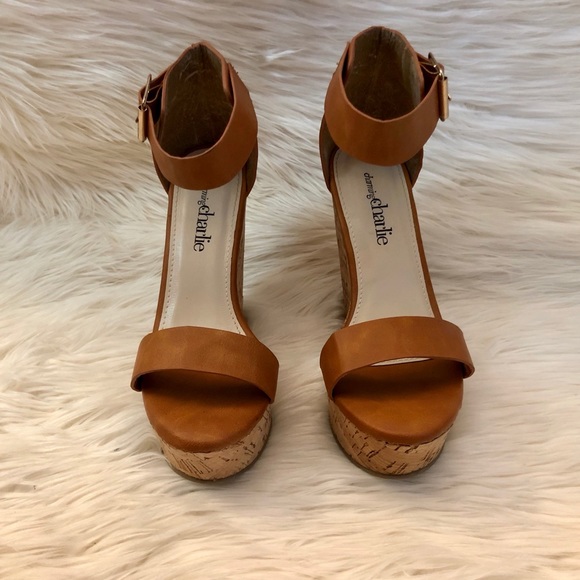 Charming Charlie Wedge Sandals - Picture 2 of 2